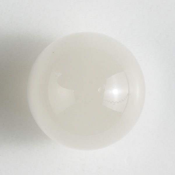 Dill - Pearly White Ball Button - Shank - 14mm