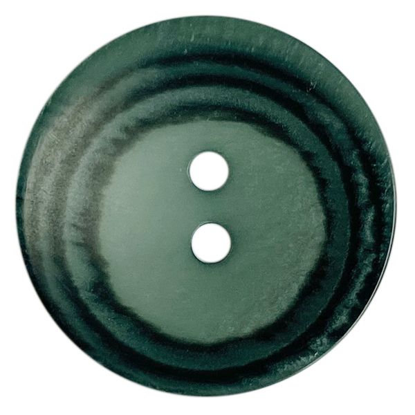 Dill - Polyester Round Green Button - 18mm