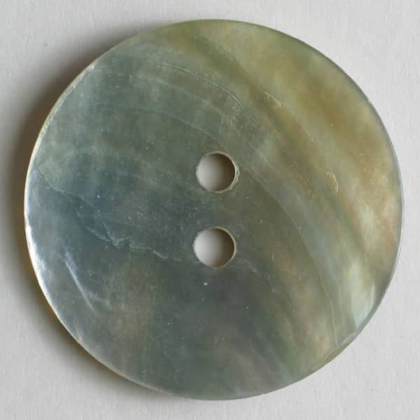 Dill - Natural Pearl Two Hole Button - 28mm
