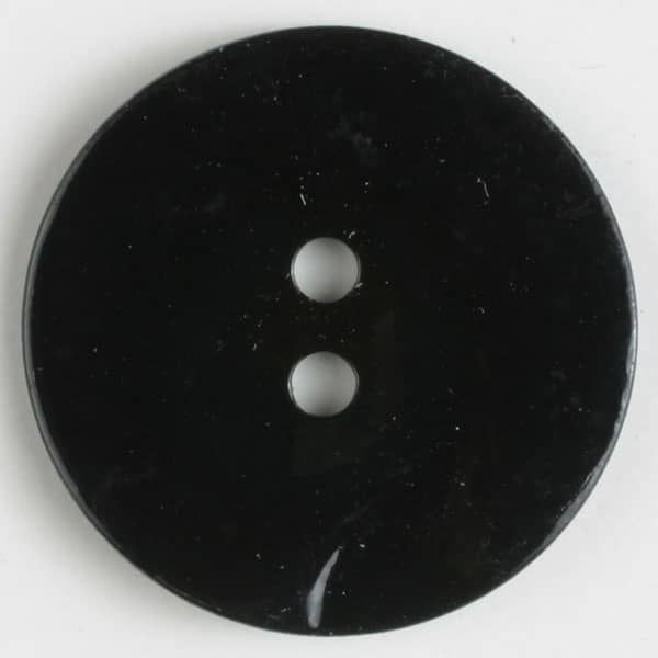 Dill - Natural Pearl Button - Black - 18mm