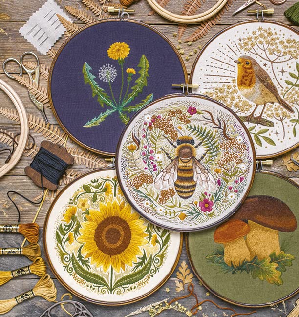 Paint with Thread: A Step-By-Step Guide to Embroidery Through the Seasons - Emillie Ferris