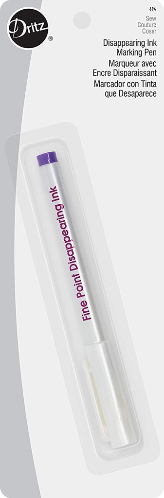Dritz - Marking Pen - Disappearing Ink - Extra Fine Point - Purple