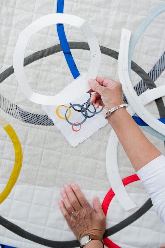 From Collage to Quilt - Sarah Hibbert