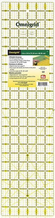 Omnigrid Ruler - 6"x 24"