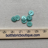 Shimmery Glossy Pastel Blue Button - 18mm