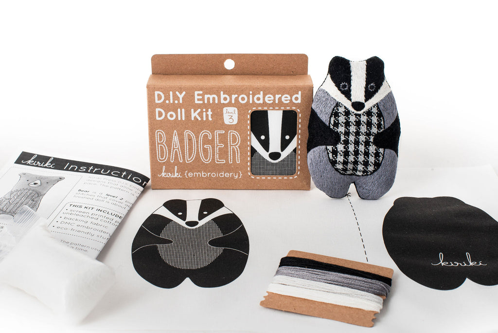 Kiriki Press - Level 3 DIY Embroidered Doll Kit - Various