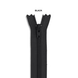 YKK Coil Zipper - 9" - Various Colors