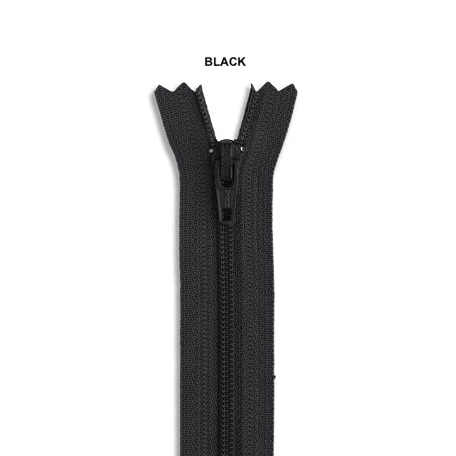 YKK Coil Zipper - 7" - Various Colors