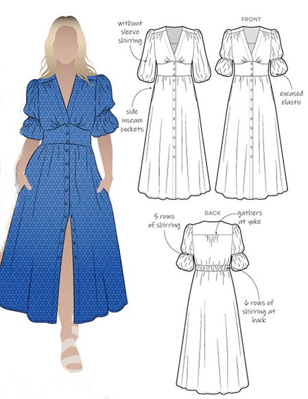 Style Arc - Belle Woven Dress - Multiple Sizes
