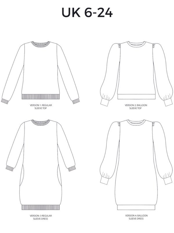 Tilly and the Buttons - Billie Sweatshirt and Dress