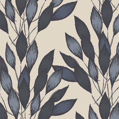 Art Gallery - Canvas - Haven - Brushed Leaves Gris