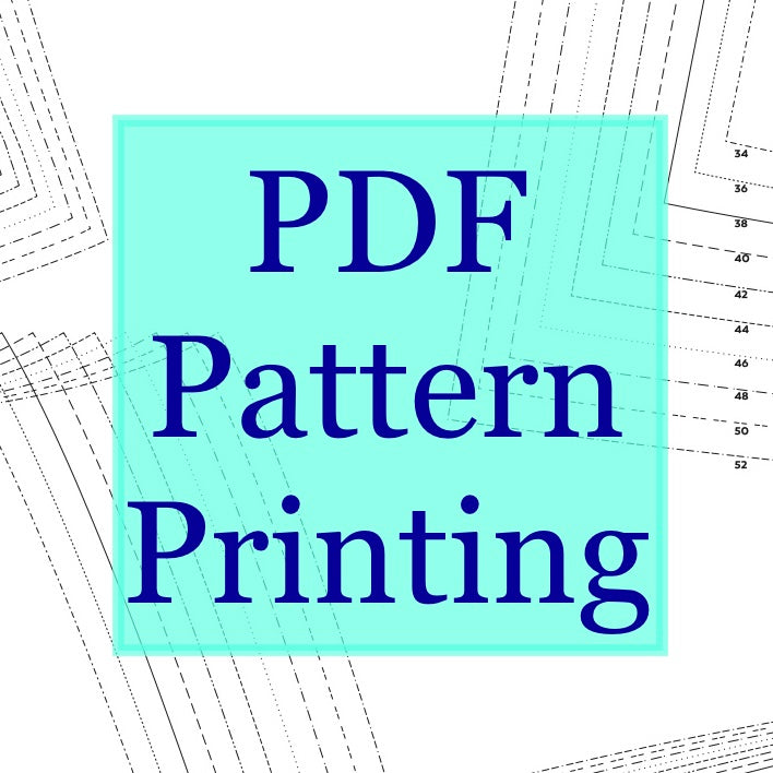 PDF pattern printing, large format printing
