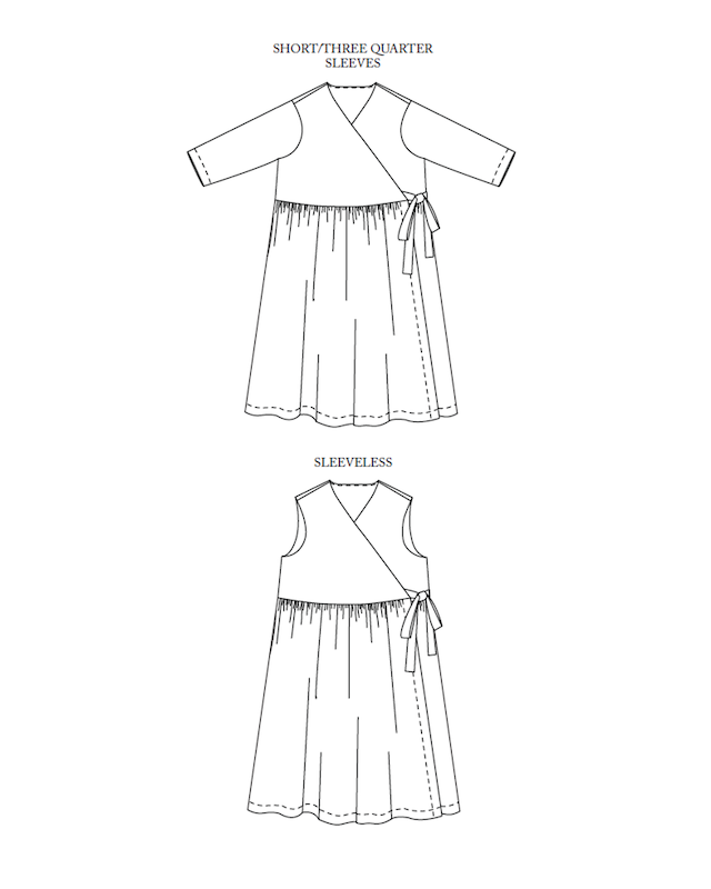 Merchant & Mills - Etta Wrap Dress - Size UK 6-18/18-28
