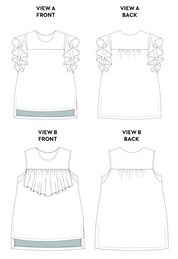 Chalk and Notch - Farrah Blouse and Dress
