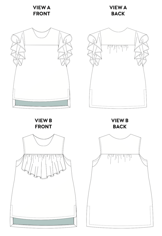 Chalk and Notch - Farrah Blouse and Dress