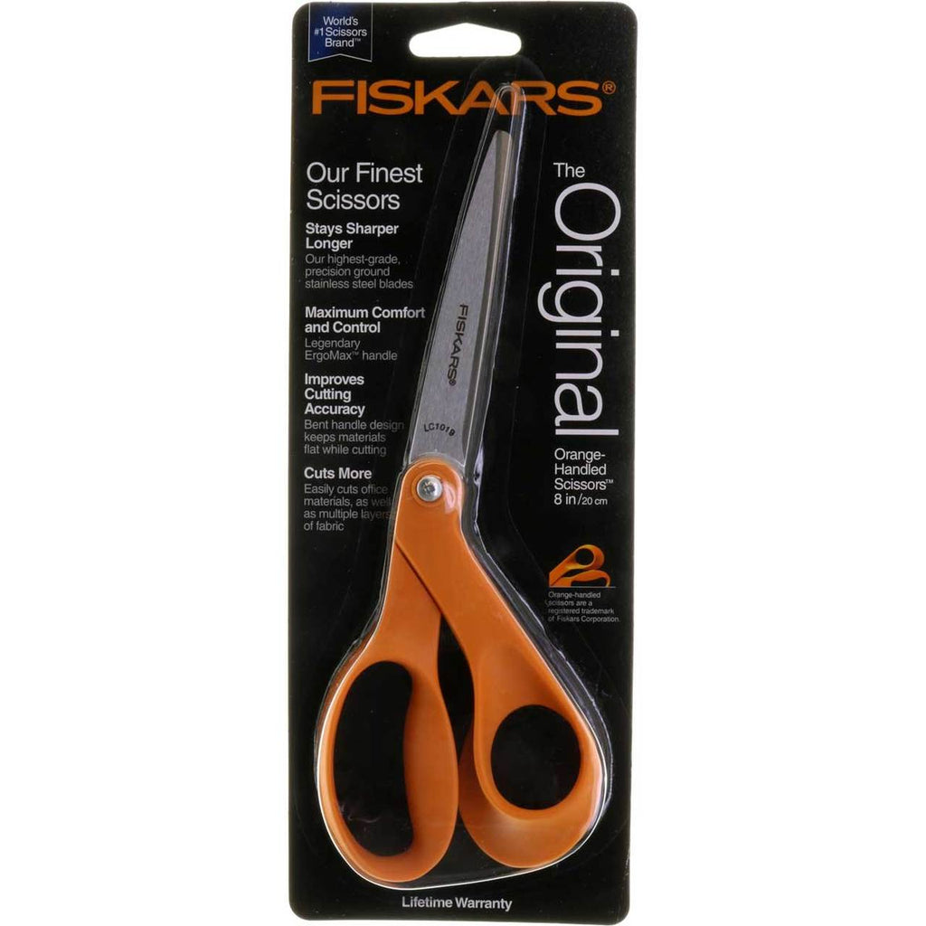 Fiskars - The Original - Orange Handled Scissors - 8"