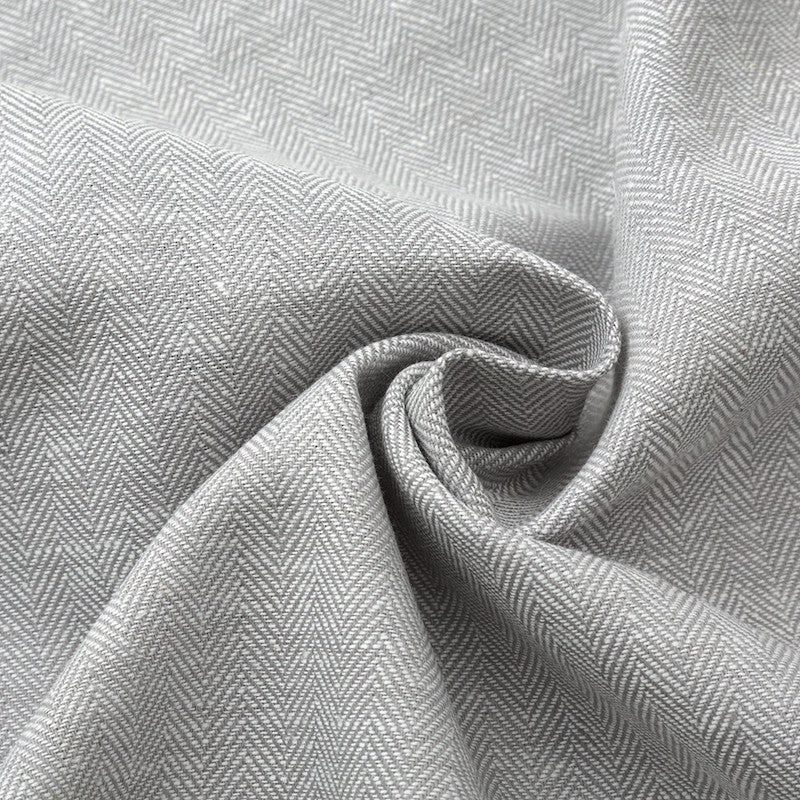 Hemptex Herringbone - Gray | Bolt Fabric Boutique