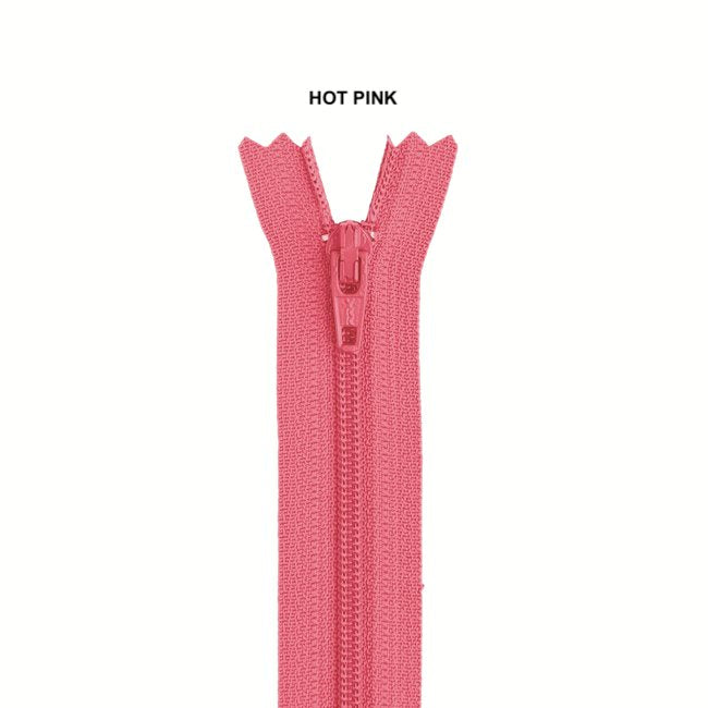 YKK Coil Zipper - 7" - Various Colors