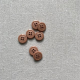 Dill -  Shirt Button Rimmed Peach Button - 14mm