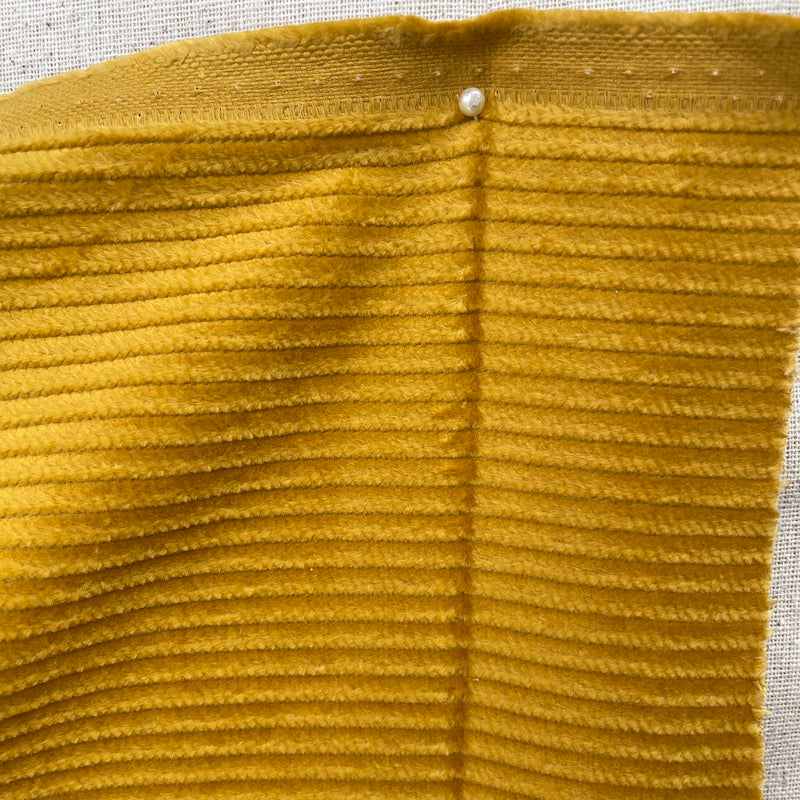 Cosmo - Wide 6 Wale Corduroy - Mustard