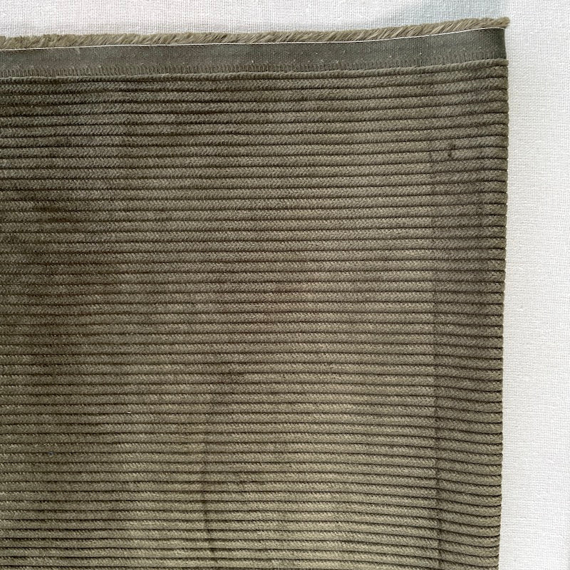 Cosmo - Wide 6 Wale Corduroy - Army Green