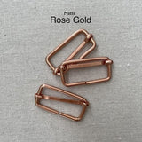 Hardware - Slider Buckles - 1 1/2" - Various Finishes