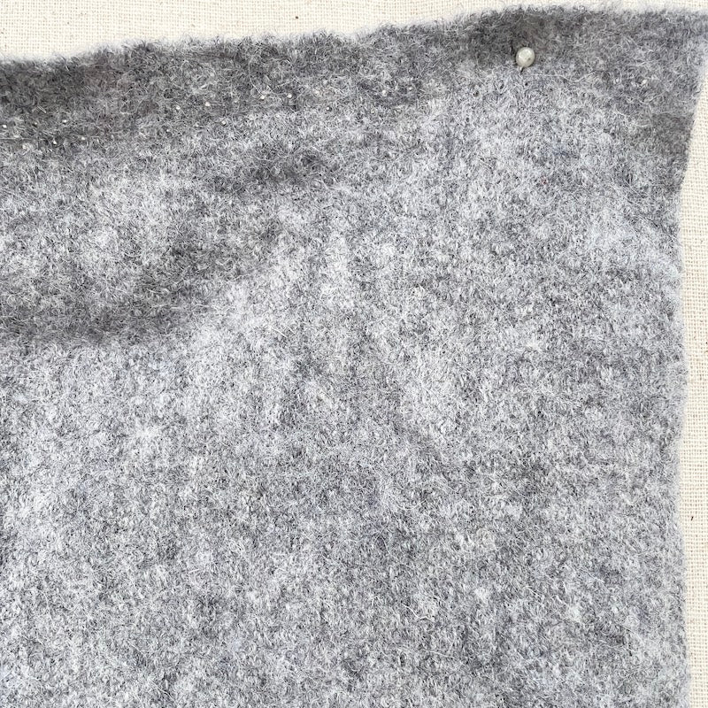 Boiled Wool - Heather Gray