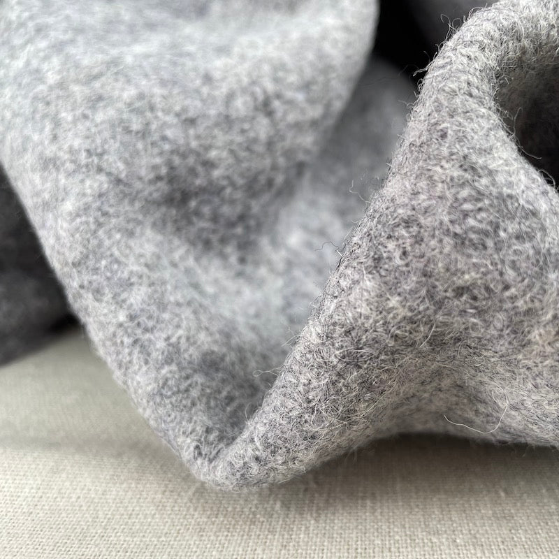 Boiled Wool - Heather Gray