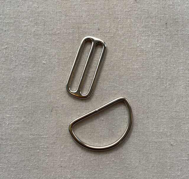 2" Cast Brass Bag Hardware - Various Finishes