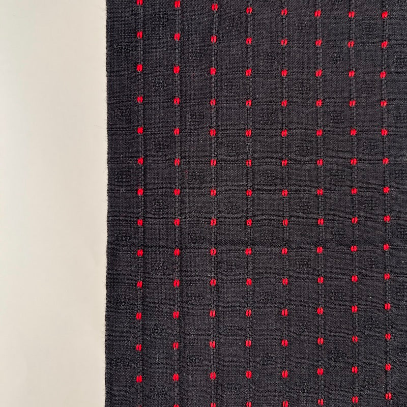 Diamond Textiles - Primitive Rustic Woven - Black and Red