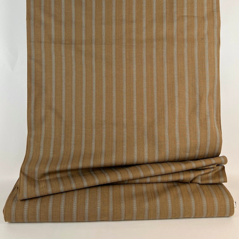 Diamond Textiles - Nikko Geo - Stripes - Cocoa and Sky
