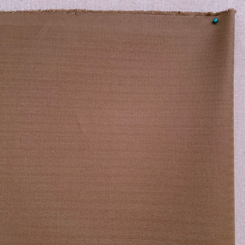 Vienna Herringbone Twill - Cotton - 9oz - Coyote