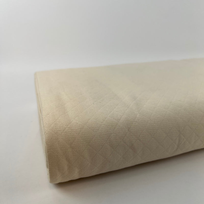 Diamond Textiles - Sandcastle - Quilted Weave Woven - Beige