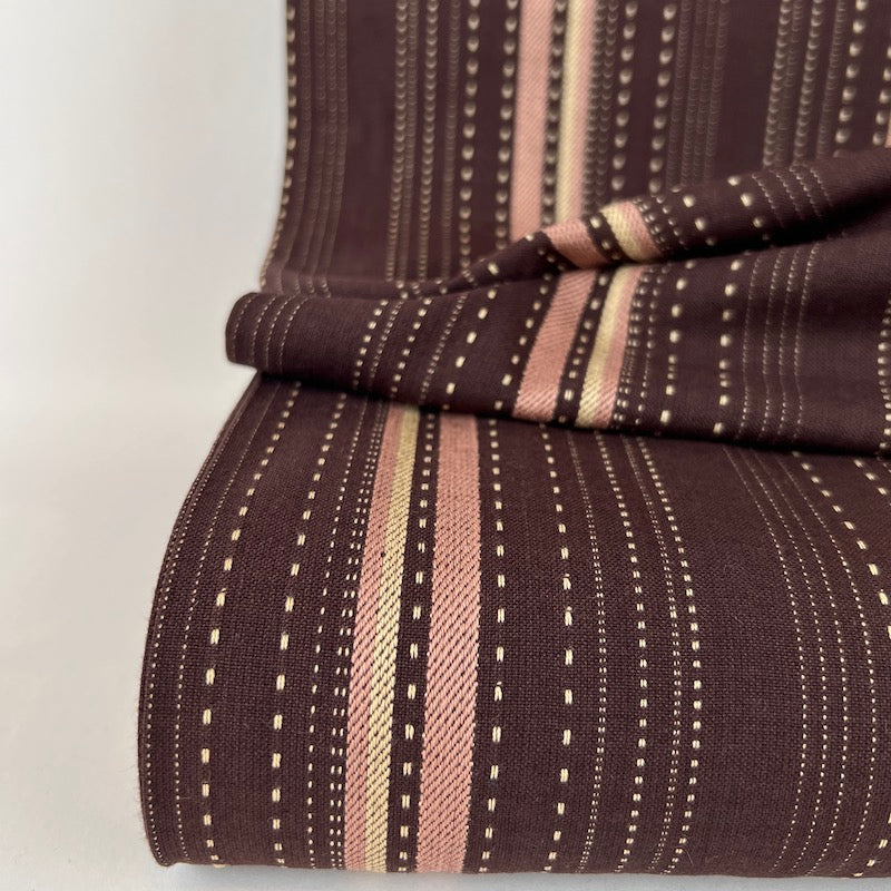 Diamond Textiles - Woven Elements - Chocolate Neapolitan Stripe