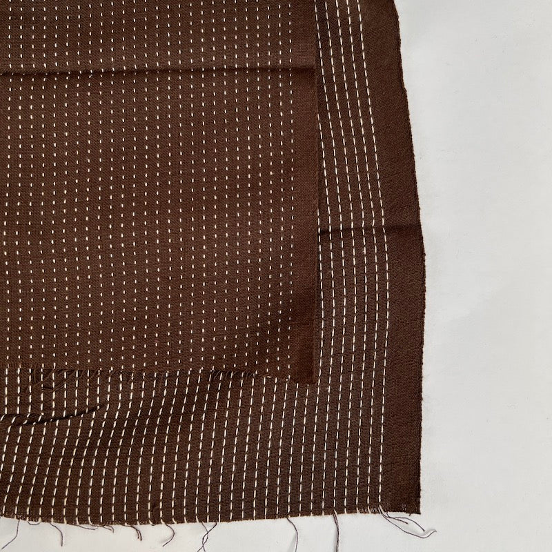 Diamond Textiles - Nikko Topstitch - Cocoa Brown