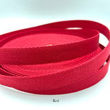 Cotton Webbing - 1" (25mm) - Various Colors