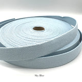 Cotton Webbing - 1" (25mm) - Various Colors