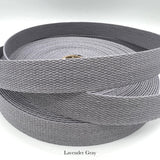 Cotton Webbing - 1" (25mm) - Various Colors