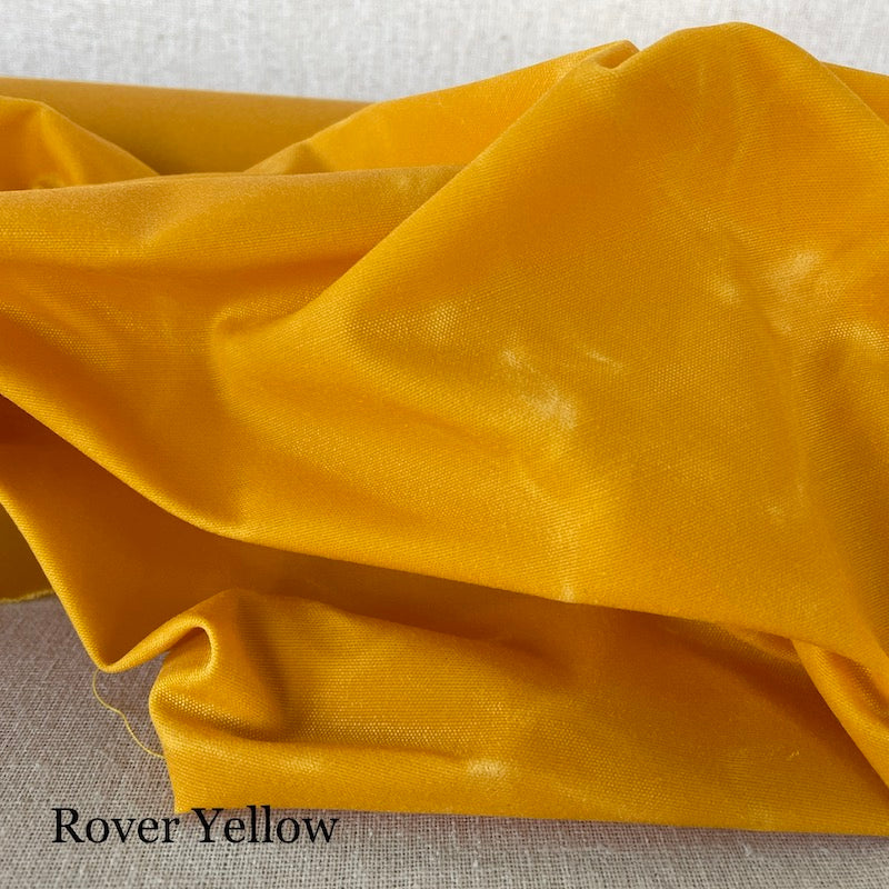 9.4 oz Waxed Canvas Yellow | Medium/Heavyweight Canvas Fabric | Home Decor  Fabric | 60 Wide