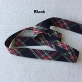 Bias Tape - Single Fold - Tartan Plaid - Various Colors