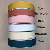 Bias Tape - 27mm (1") - Double Gauze - Various Colors