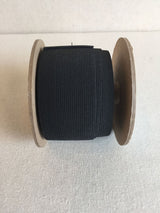 Knit Elastic - 2" - Black