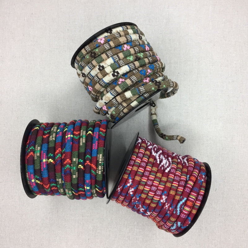 Round Woven Cording - Various Colors