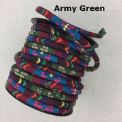 Round Woven Cording - Various Colors