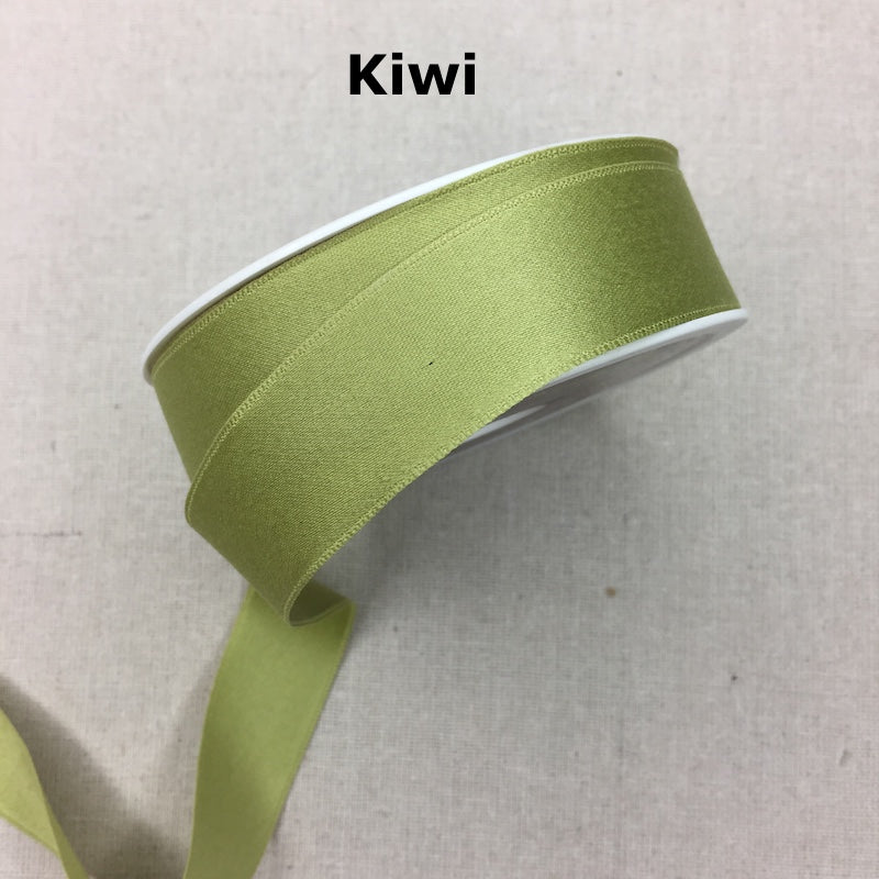 Double Face Cotton Satin Ribbon - 25mm (1") - Various Colors