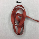 Double Face Cotton Satin Ribbon - 10mm (3/8") - Various Colors