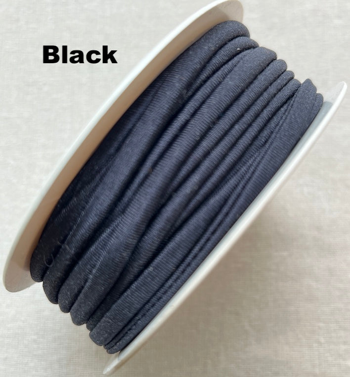 Spaghetti Strap Elastic Stitched- 1/4" (5mm) - Various  SALE