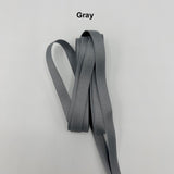 Double Face Cotton Satin Ribbon - 10mm (3/8") - Various Colors