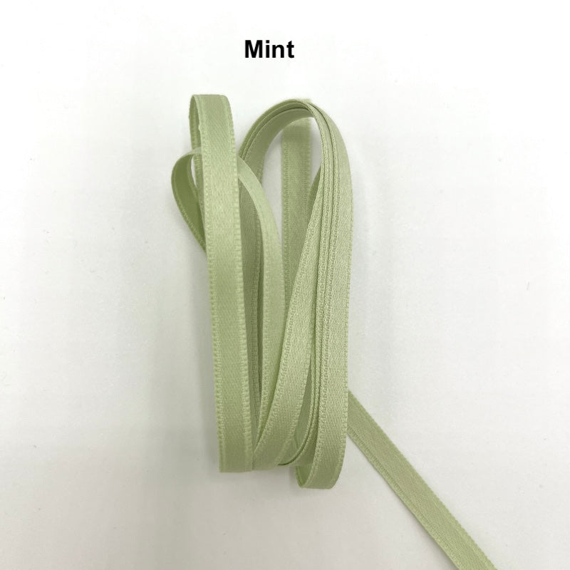 Double Face Cotton Satin Ribbon - 6mm (1/4") - Various Colors
