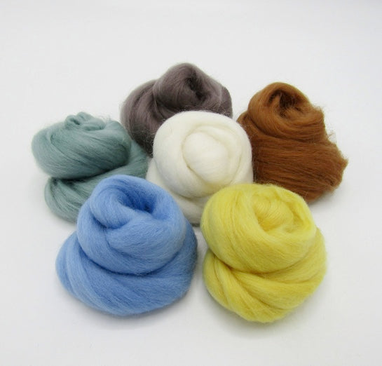 Feather Felts - The Bay - Wool Roving Bundle